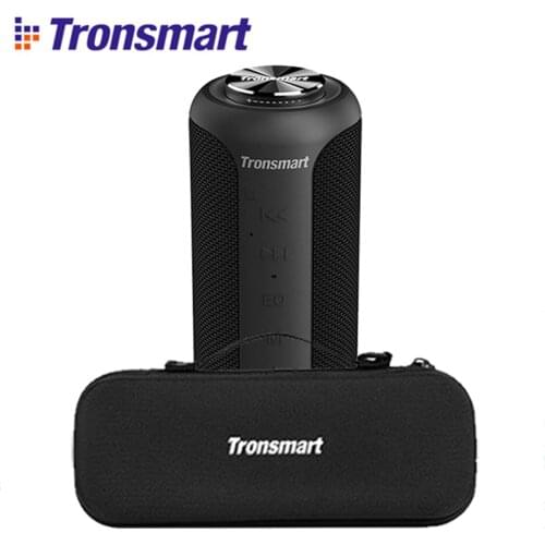 Tronsmart T6 Plus Upgraded Edition Bluetooth TWS Speaker 40W Wireless Column 360° Surround Sound NFC IPX6 Waterproof TF Card