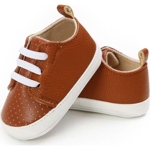PU Infant Casual Baby Shoes Toddler First Walkers Toddler Shoes Baby Boy Girl Pu Leather Shoes