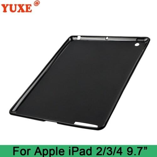 Shockproof Silicone Case For iPad 4 iPad4 9.7 inch A1460 A1459 A1458 Cover Fundas Silicone anti-drop Back Cases for ipad4 9.7"