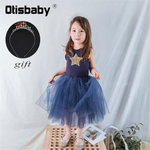 Christmas Fluffy Girl Sweet Casual Dress Baby Girl Pink Gray Tulle Tutu Dress 1 2 3 4 5 6 Years Girls Baby Star Sequin Clothing