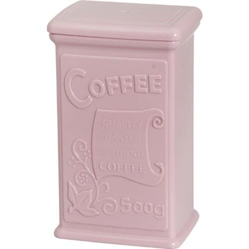 Pink Coffee Jar