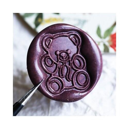 Bear dog Sewing Machine Special-shaped Wax Seal head Lacquer Seal Head Wedding Greeting Card Wax Seal gifts