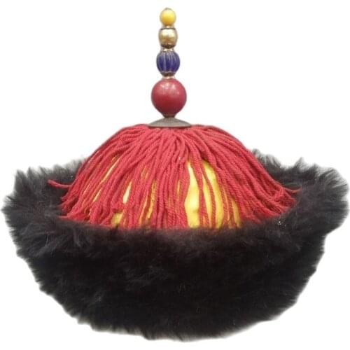 China Old Beijing Old Goods Palace Emperor Hat