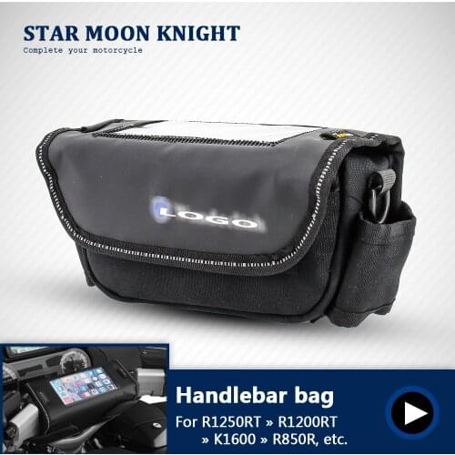 Motorcycle handlebar bag Phone holder Storage package For BMW R1200RT R1250RT K1600GTL R1100RT R1150RT R850RT R850R