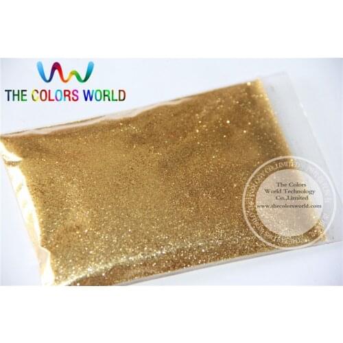 B0206 Light Gold Color Glitter powder -0.2MM glitter dust dazzling glitter powder,DIY Flash powder