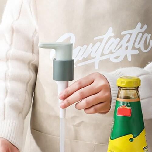 Fuel Machine Press Mouth Pump Head Kitchen Squeeze Oyster Pressure Sauce Mouth Squeezer Seasoning Bottle Nozzle Head