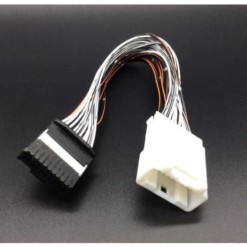 For Toyota Camry navigation host AUX audio male female plug terminal extension cable 2X10 20PIN 12460