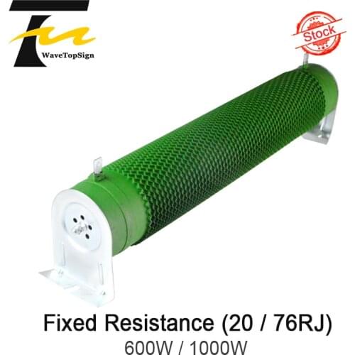 WaveTopSign High Power Ripple Start Fixed Resistor Load Braking Resistor Power 20RJ 6000W / 76RJ 1000W