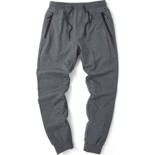 2021 New Mens Casual Pant Spring Autumn Designer Solid Color Slim Cotton Ankle Length Pants Men Loose Sportwear Pants M-4XL