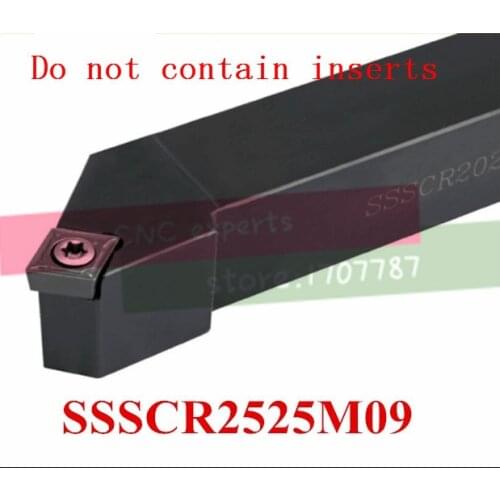 SSSCR2525M09 CNC turning tool holder,25*25*150 mm External turning tools,45 Degree Lathe cutting tool, SCMT09T3 Turning holder