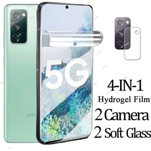 Samung S-20 Screen Protector Hydrogel Film for Samsung Galaxy S20 FE Soft Glass S 20 Plus C20 S20 Ultra Flexible Glass S20FE