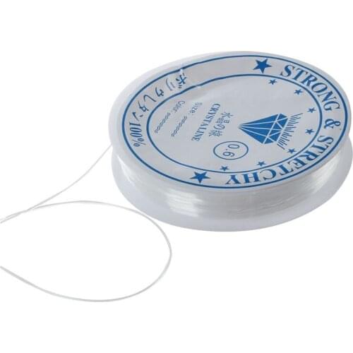 HOT-Clear Stretchy Beading Slim String Crystal String Thread Roll