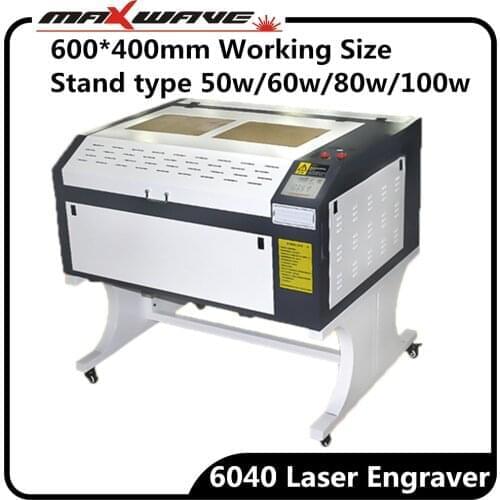 50W Maxwave co2 laser CNC router 4060 laser engraving cutter machine laser marking machine