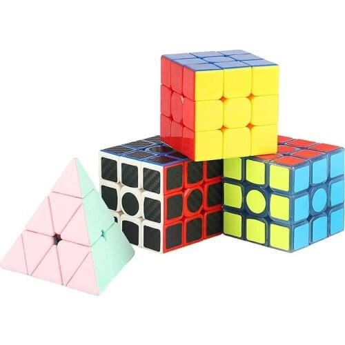Magico Cubes Profession Luminous 3 Layer Cubo Speed Twist Puzzle Educational Toy Children Gift Stress Relief Desk Toy Fidget