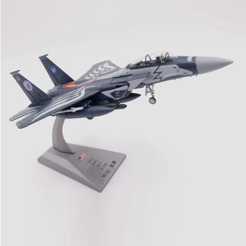 1:100 Alloy model diecast Plane US military F-15E Fighting Eagle All-weather dual mission fighter aircraft model