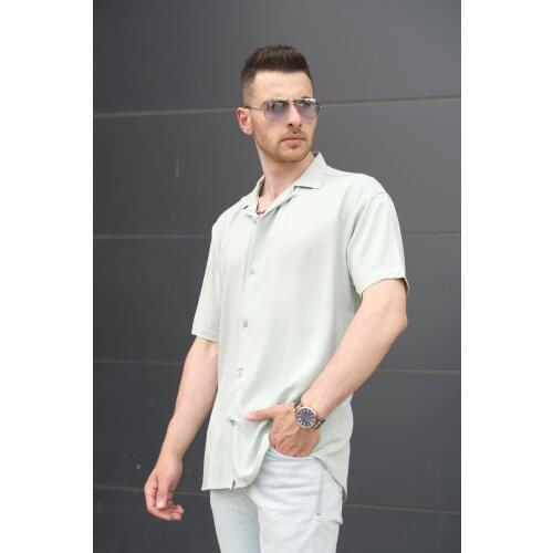 Samson Apaj Collar Slim Fit Men 'S Shirt