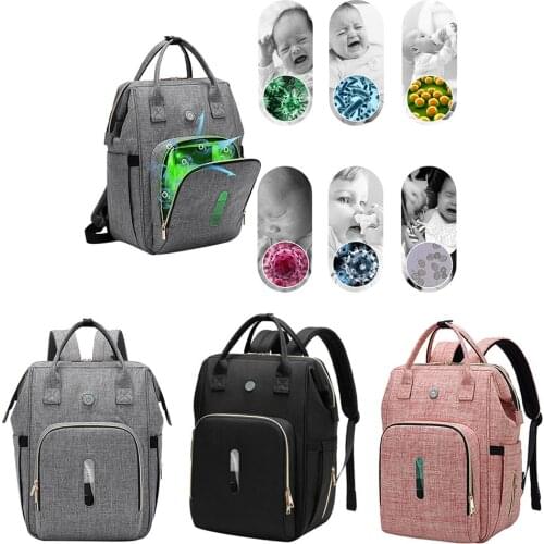 Portable Led Sterilization Box Lamp Ozone Deep Sanitizer Bag Disinfection Box Disinfection Bag Sanitizer for Baby Feeding Bottle