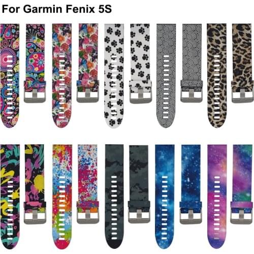 20mm Watchband Strap For Garmin Fenix 5S/Fenix 5S Plus/ Fenix 6S Smartwatch Bracelet Silicone Wristband
