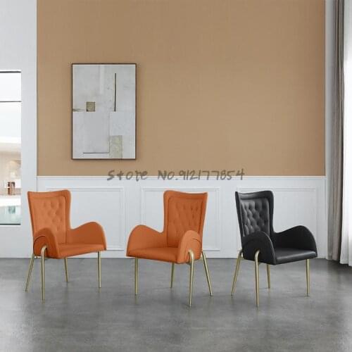 Nordic light luxury makeup chair modern minimalist net red book chair casual high-end restaurant hotel backrest designer dining