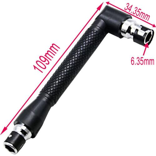 UMYUU 1/4" 6.35mm Head L-Shaped Mini Socket Wrench Screwdriver Set Torx Screwdriver Set Key Utility Tool Drill Set