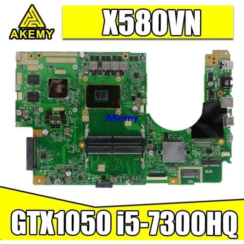 X580VD X580VN Motherboard GTX1050 Graphics card i5-7300HQ CPU For Asus Flying fortress X580 X580V X580VD X580VN laptop Mainboard
