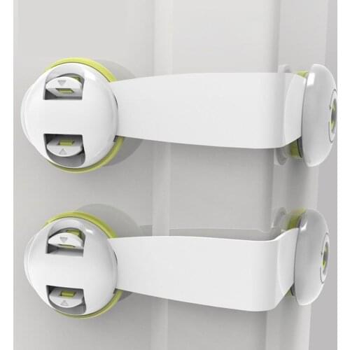 Newborn Baby Safety Lock Cabinet Drawer Fridge 360 Rotation Adhesive Children Baby Safety Lock Latches For Drawers Refrigerator