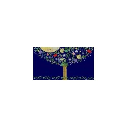 Magazine-The tree with stars Counted Cross Stitch 11CT 14CT 18CT Cross Stitch Kits Embroidery Needlework Sets
