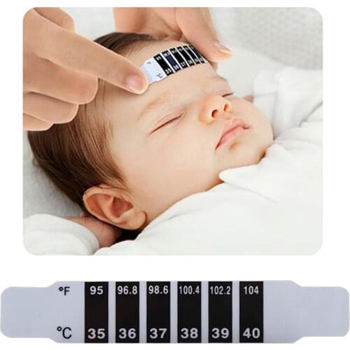 1PCS Temperature Sticker Plastic Lcd Color Changing Body Measuring Temperature Sticker For Children Forehead