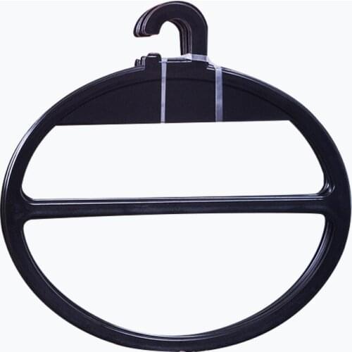 13cm Circle Shape Coat Hanger Multifunctional Scarf Belt Tie Display Slots Holder Organizer