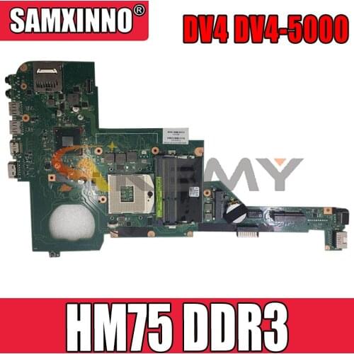 676756-501 676756-001 Laptop motherboard For HP Pavillion DV4 DV4-5000 HM75 Notebook Mainboard WSNU REV.2.1 SLJ8C DDR3