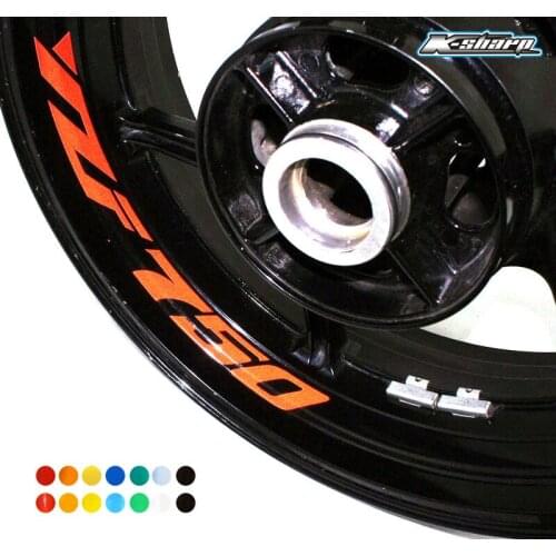 8X custon inner rim decals wheel reflective Stickers stripes Fit YAMAHA YZF 750