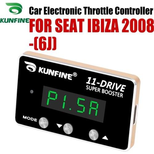 KUNFINE Car Electronic Throttle Controller Racing Accelerator Potent Booster For SEAT IBIZA 08-(6J) After Tuning Parts 11 Drive