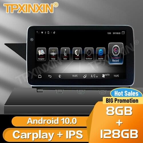 Carplay Car Radio Stereo Receiver Android For Benz GLK X204 2008 2009 2010 2011 2012 GPS Navigation Player Auto Audio Head Unit