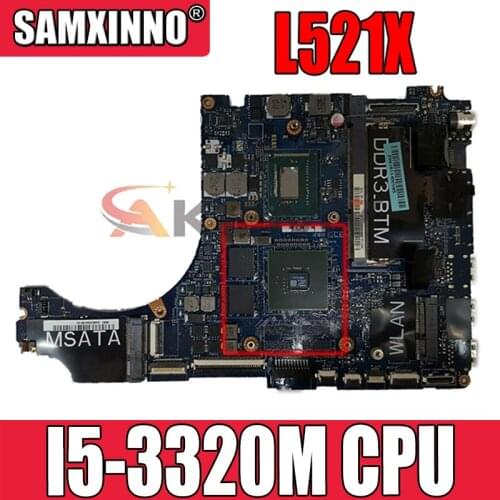For DELL XPS L521X W I5-3320M SR0MY CPU Motherboard J1T13 0J1T13 CN-0J1T13 LA-7851P 100% fully tested