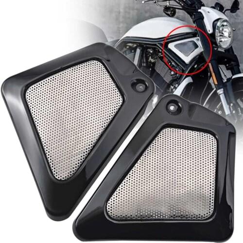 For Harley VRSCA VRSCB VRSCDX vrod v-rod Night Rod Special Motorcycle Airbox Frame Neck Side Air Intake Cover Black