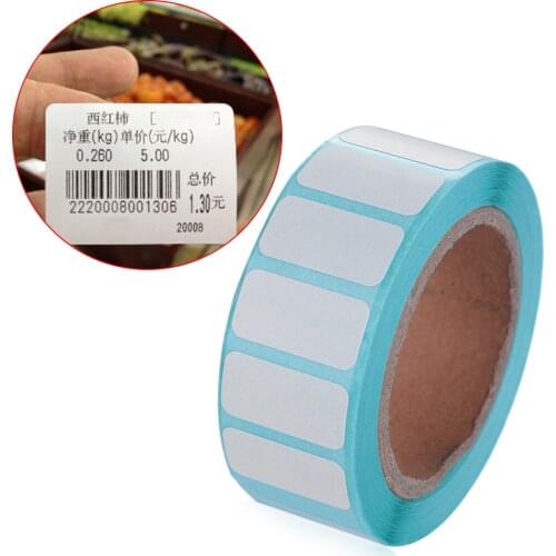 Hot Sale 700pcs/Roll Adhesive Thermal Label Sticker Paper Supermarket Price Blank Label Direct Print Waterproof Print Supplies