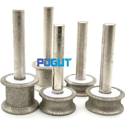 Premium Quality Glass Jade Grinding Wheel Bit 2-15mm PE FA Edge Abrasive Wheel Disc Chamfering Countersink Wheel