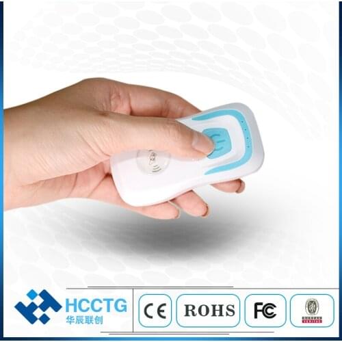 NFC Mini Portable Card Reader 1d/2D Bluetooth+2.4G Barcode Scanner+Smart Card Reader (HR58BD)