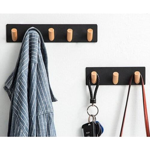 Cretive Metal Hooks Wall Shelf Key Holders Clothing Rack Room Organizer Home Decoration Accessories Bedroom Organizer