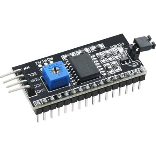1PCS SAMIORE ROBOT Serial Board Module Port PCF8574 IIC/I2C/TWI/SPI Interface Module 1602 LCD Display i2c lcd interface
