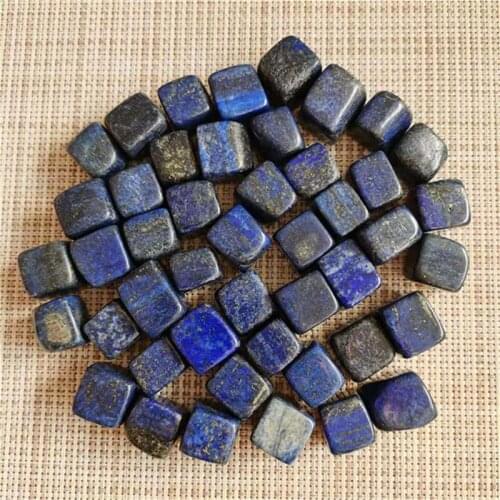 Natural polished crystals healing stones crystals lapis lazuli cube quartz tumbled stones