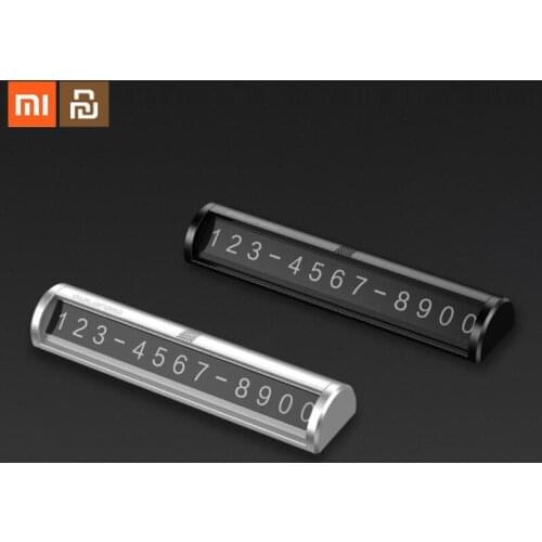 Origina Xiaomi youpin Stop Sign Car Parking Card Stop Sign For Car Move Phone Number Creative Stereo Reverse Invisible H15