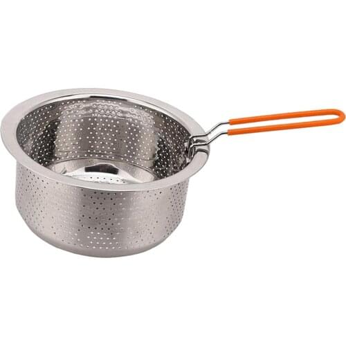 Stainless Steel Vegetable Steamer Basket Veg Meat Cooking Cooker