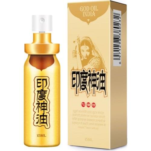 PEINEILI Men Indian God Oil Long Delay Spray,Penis Quick Extended Male Sex Time,Prevents Premature Ejaculation,Sex Goods 15ml