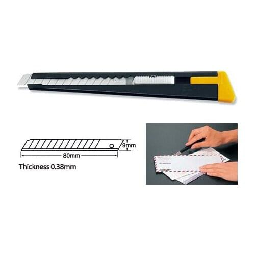 Details about OLFA 180 9mm Multi-Purpose Metal Handle Standard Cutter Knife AB-10S ASBB-10 AB-10 Blade FOR OLFA 180