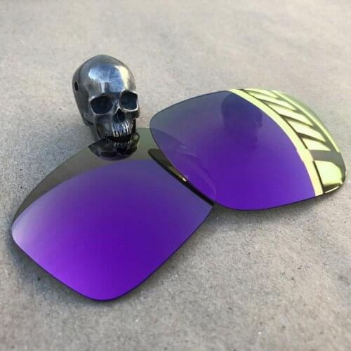 Firtox True Polarized Enhanced Replacement Lenses for-Oakley Fuel Cell OO9096 Sunglass (Lens Only)-Purple Mirror