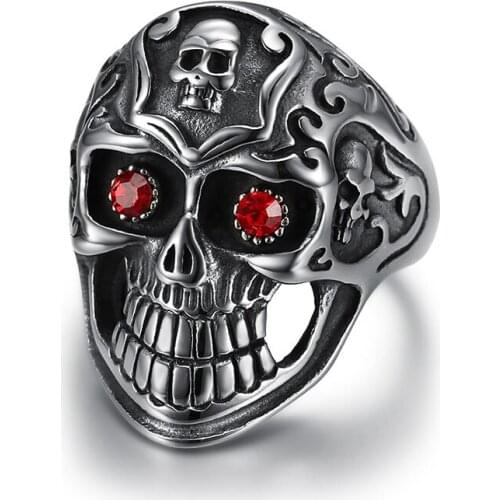 RANSSI Punk Rings For Men