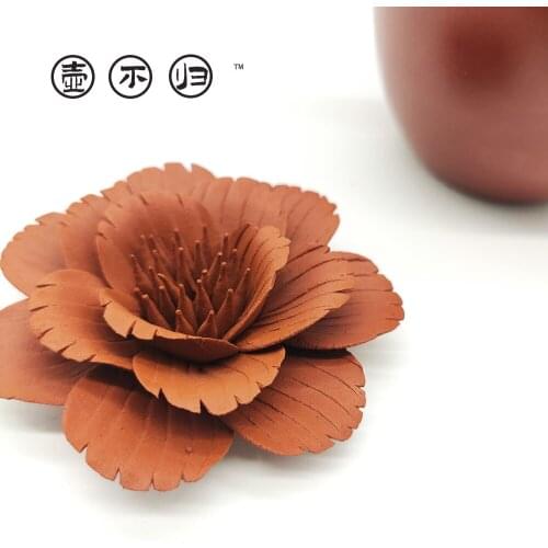 Handmade purple clay tea pet ornaments home decoration creative tea sets tea decorations