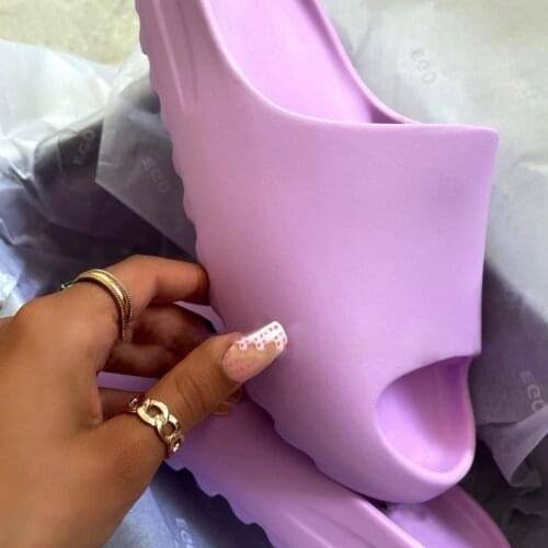 Apanzu slides for women luxury designer brand 2021 new slippers women Non-slip indoor slippers Slides bone Women sandals Purple