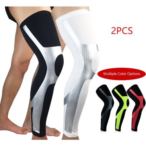 Sports Kneepad Elastic Breathable Pressurized Knee Support Brace For Fitness Sport Running Basketball Volleyball Protector 1Pair